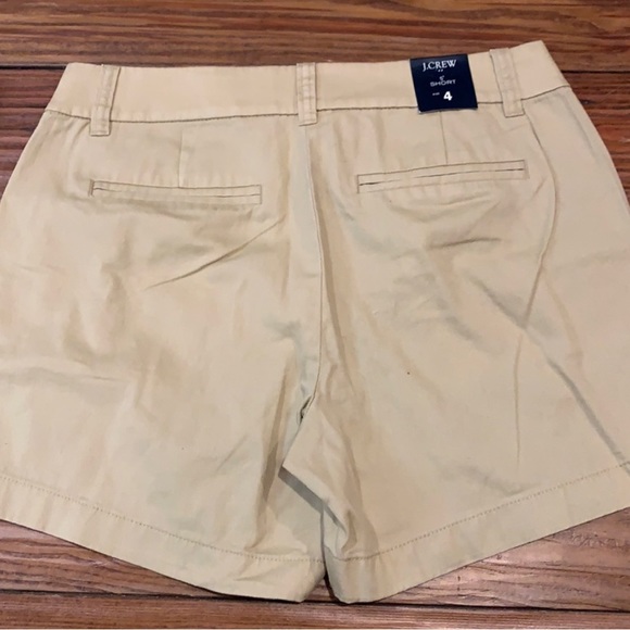 New j. Crew khaki shorts size 4 - Picture 6 of 6